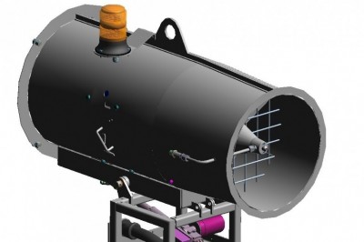 Macchina abbattimento polveri