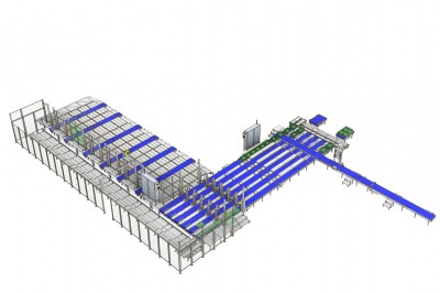 Sistemi di trasporto per cassette in plastica