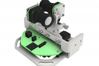 Supporti regolabili per prototipo doppia telecamera