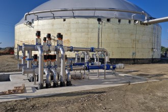 Digestore e sistema di pompaggio