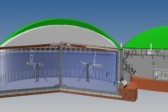 Sezione Fermentatore Biogas